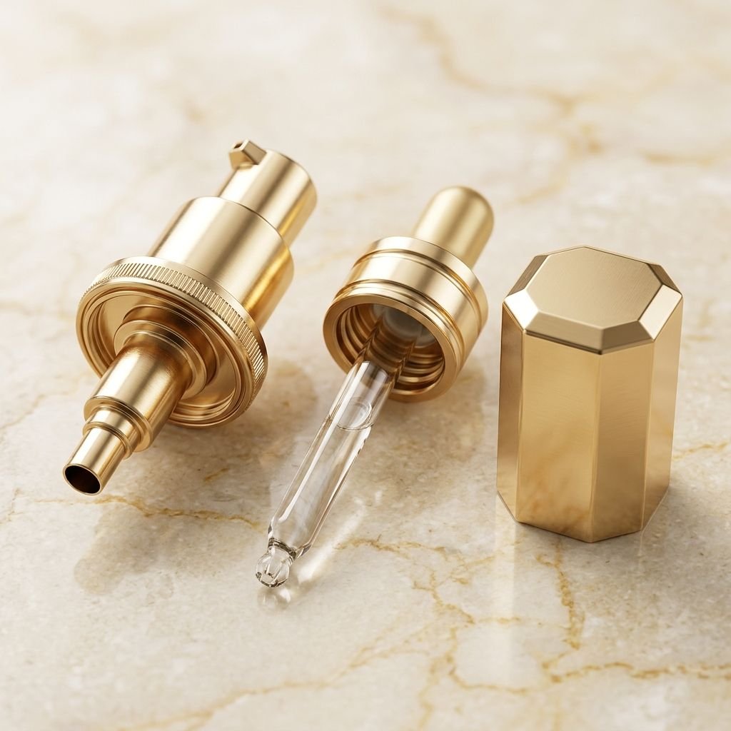 Pump, dropper and cap
